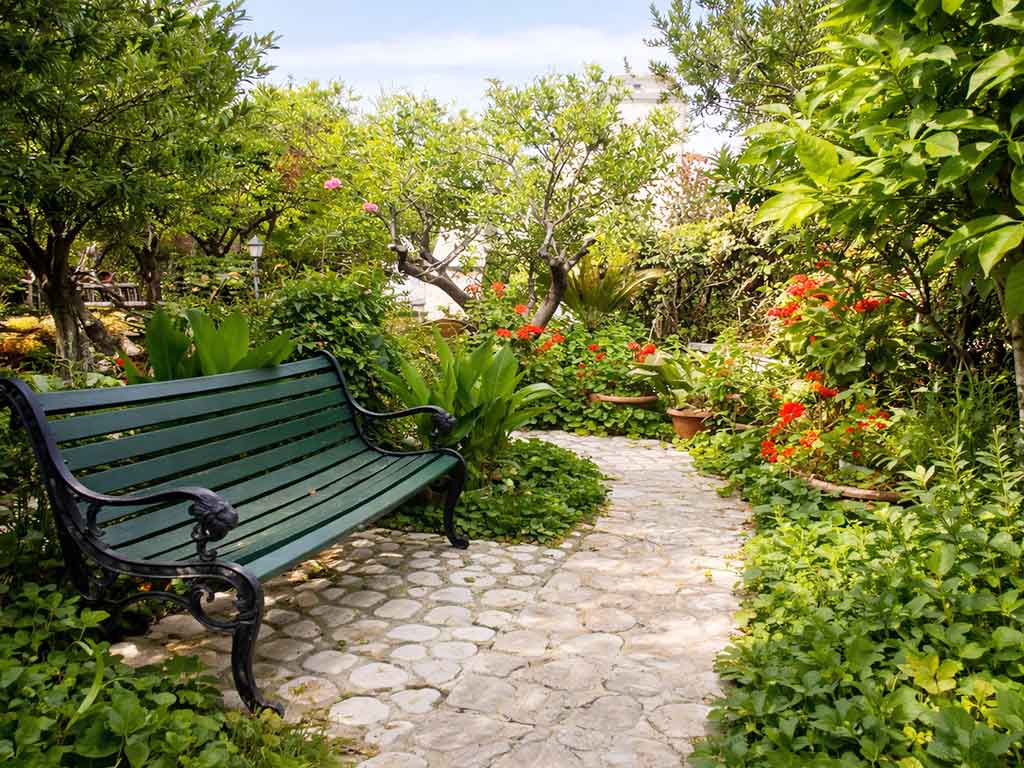 Giardino Le Dimore di Giulia a Modica, Ragusa, Sicilia